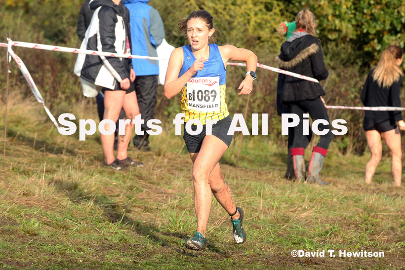 Senior women, National Cross Country Relay Champs., Berry Hill Park, Mansfield.  Photo: David T. Hewitson/Sports for All Pics